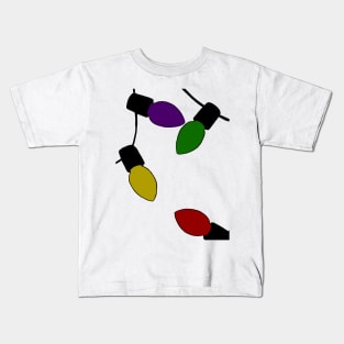 Christmas Lights Kids T-Shirt